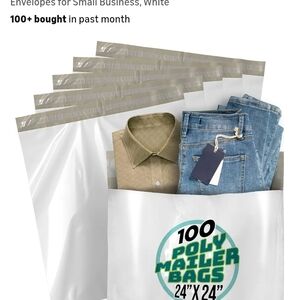Poly Mailer Bags (25) Size 24x24